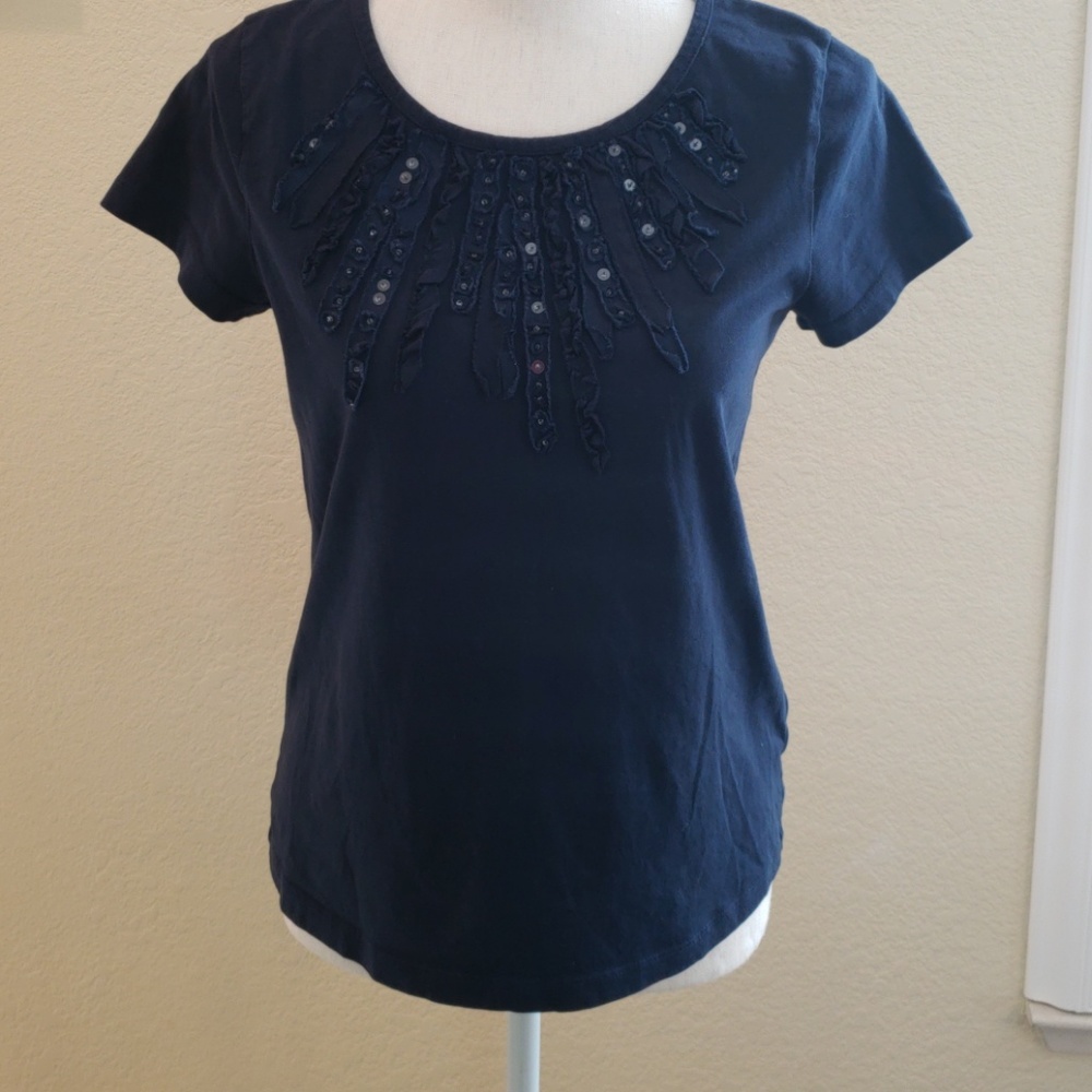 Jones of New York Sport Embellished tee Sz S